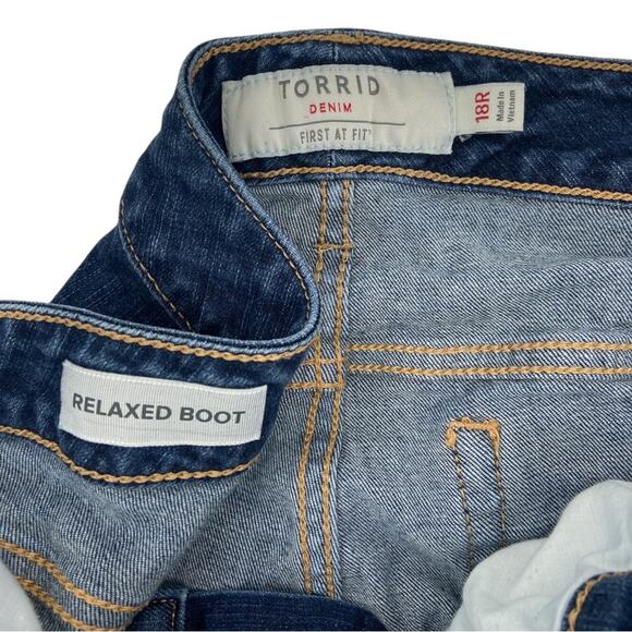 Torrid Relaxed Boot Denim‎ Blue 18R - Picture 5 of 6